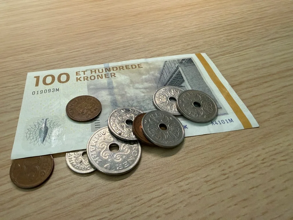 Dänische Kronen als Beispiel für Reisekosten