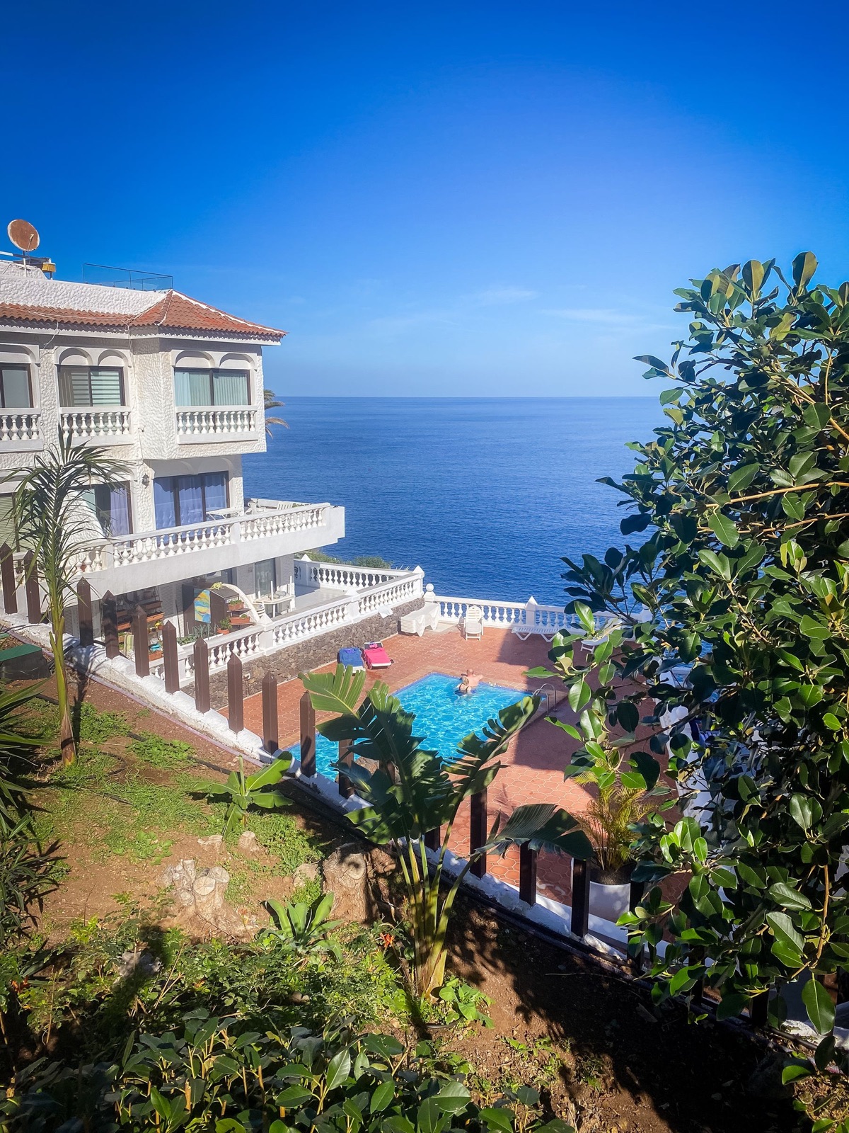 Ferienvilla mit Pool und Meerblick auf Teneriffa